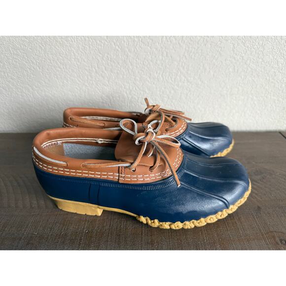 LL Bean Women's Bean Boots Rubber Mocs Size 8 Rain Snow Boat Fishermancore - Picture 1 of 9